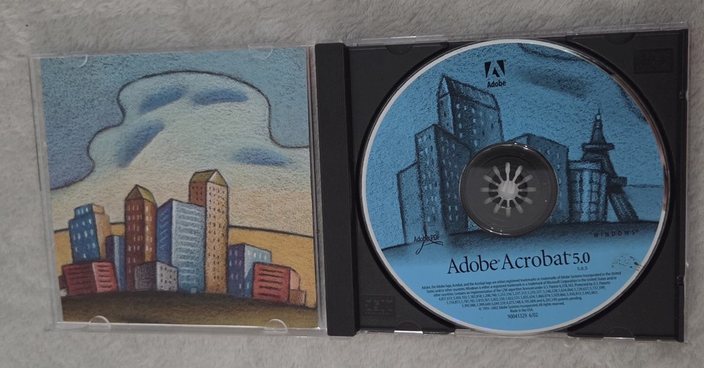 Adobe Acrobat 5.0 Pc CD-Rom Software For Windows With SERIAL Number