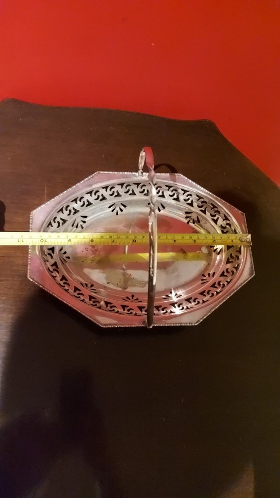 Vintage Silver Plated Footed Dish