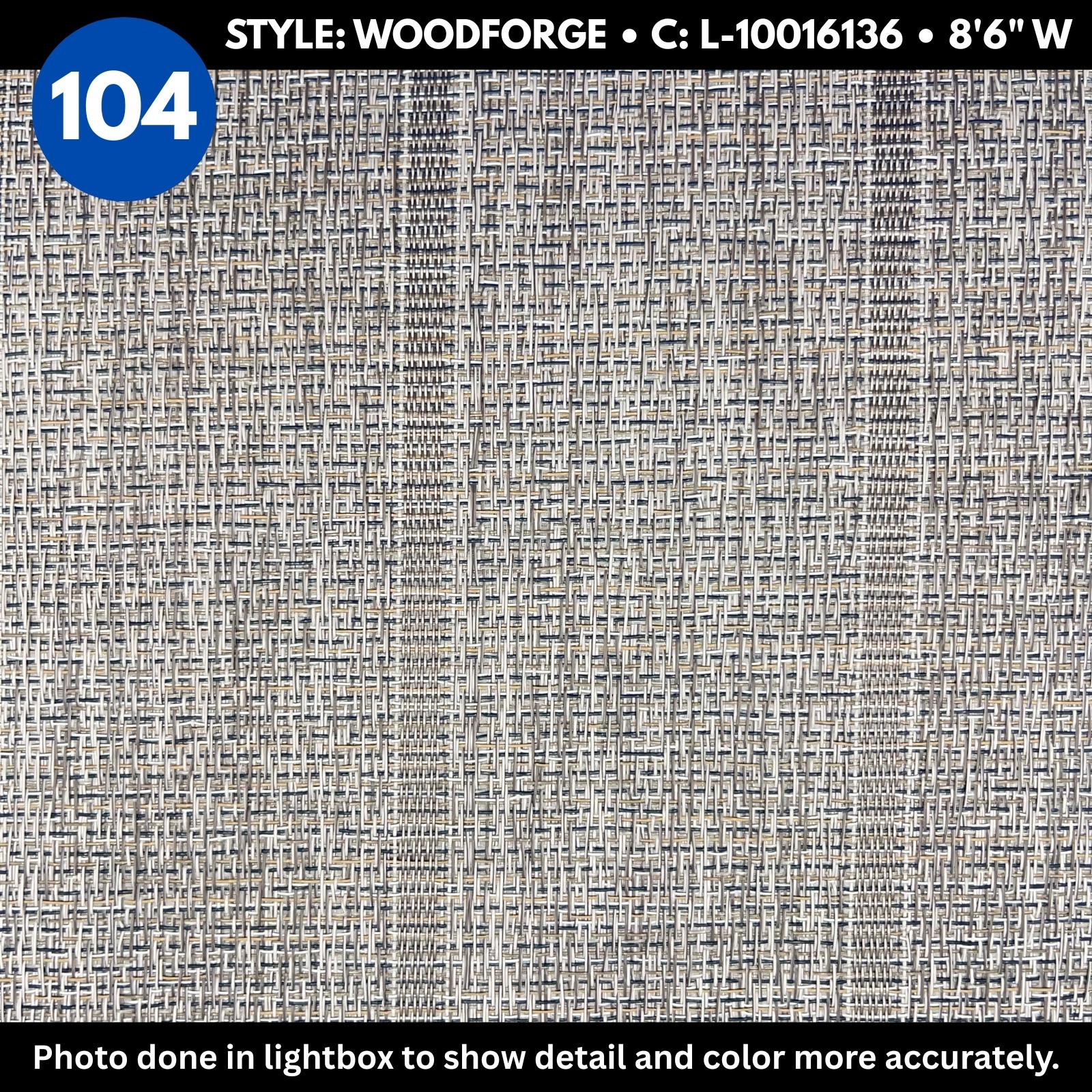 Woven Vinyl Flooring | Samples - 4.5" X 4.5" - Sample 95-108