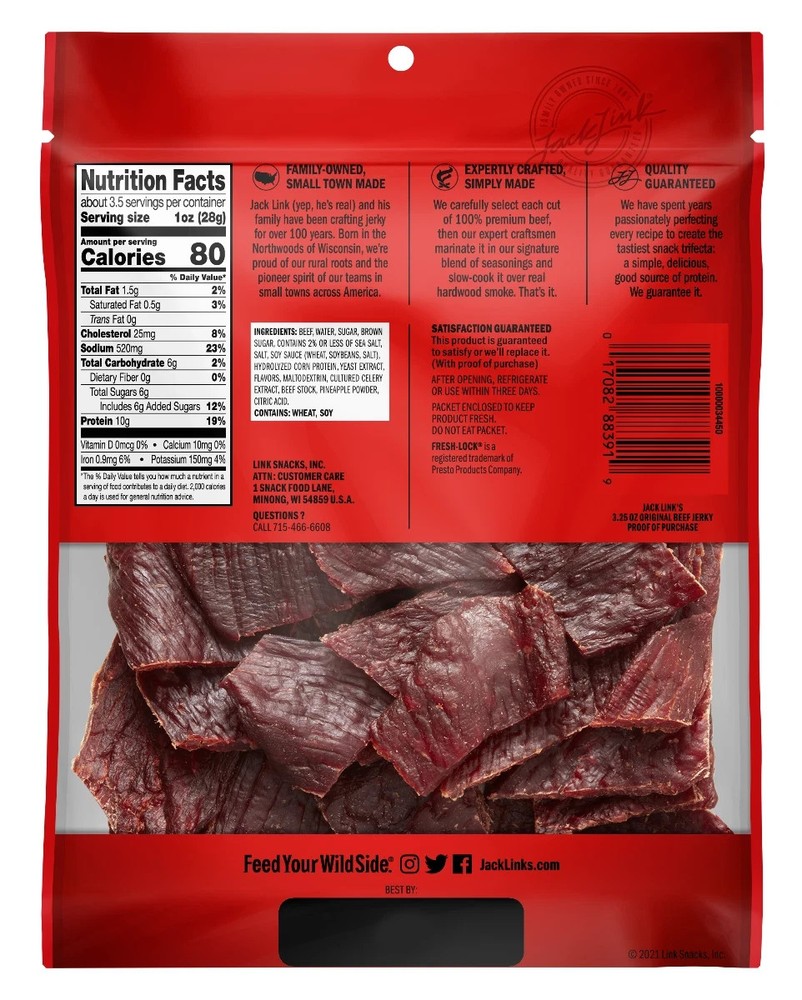 Jack Link's Original Beef Jerky 16 OZ
