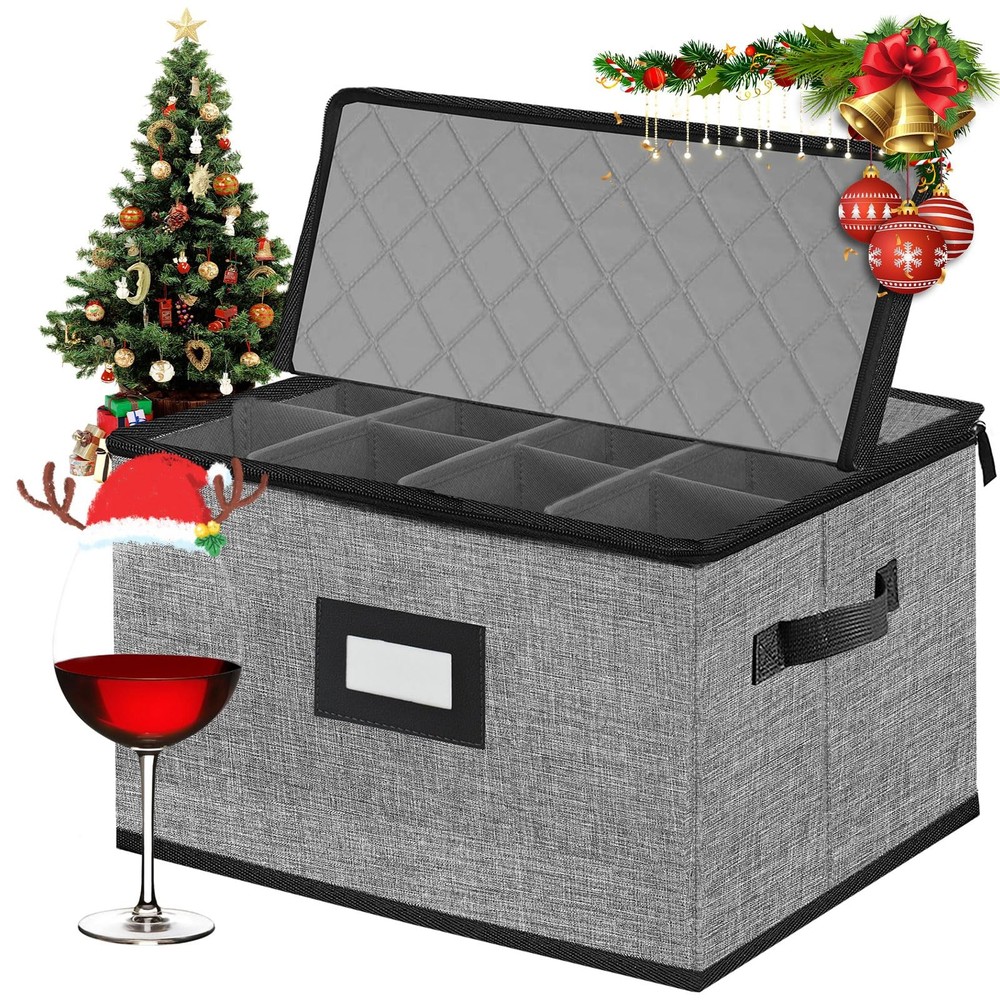 China Storage Containers Hard Shellquilted Wine Glass Storage Boxmoving Boxessto