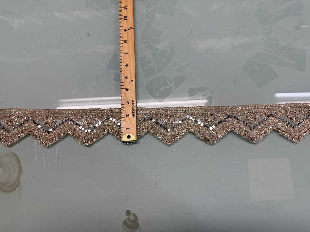 Sequin Gold Trim