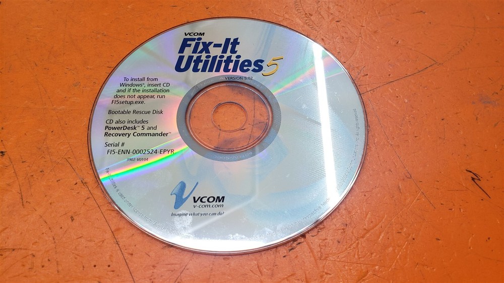 ⭐️⭐️⭐️⭐️⭐️ Fix-It Utilities 5 Bootable Rescue Disk Version 5.02