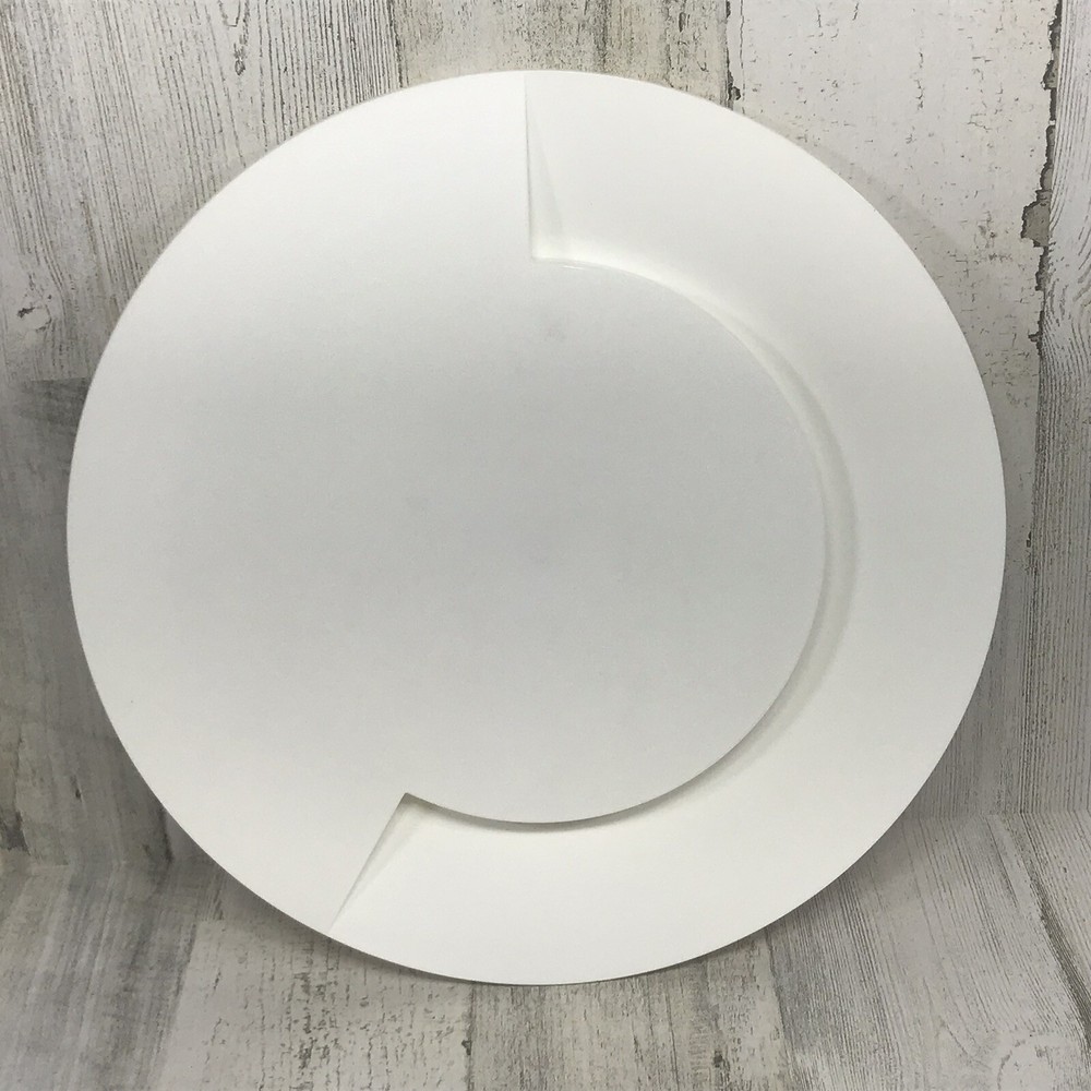 TUPPERWARE 3306A-2 White Cheese & Cracker Serving Tray