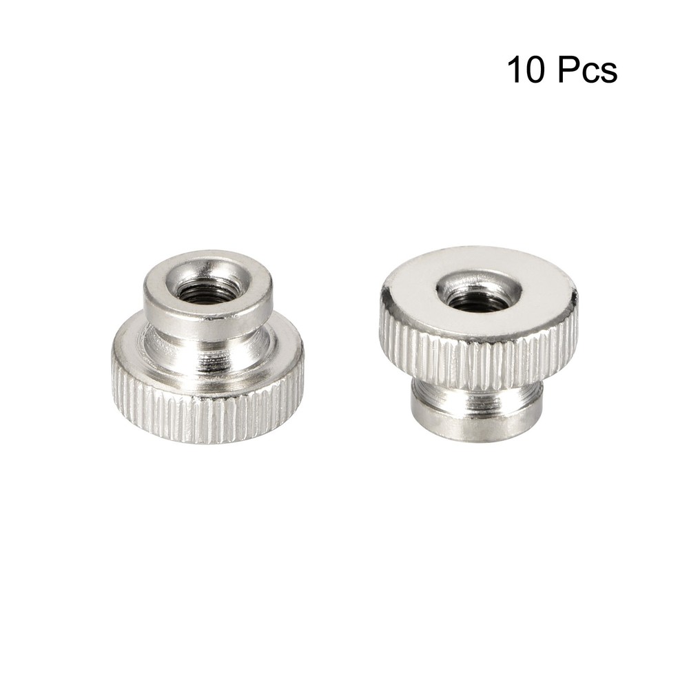 Knurled Thumb Nuts, 10Pcs M8 Iron Round Knobs for 3D Printer Parts
