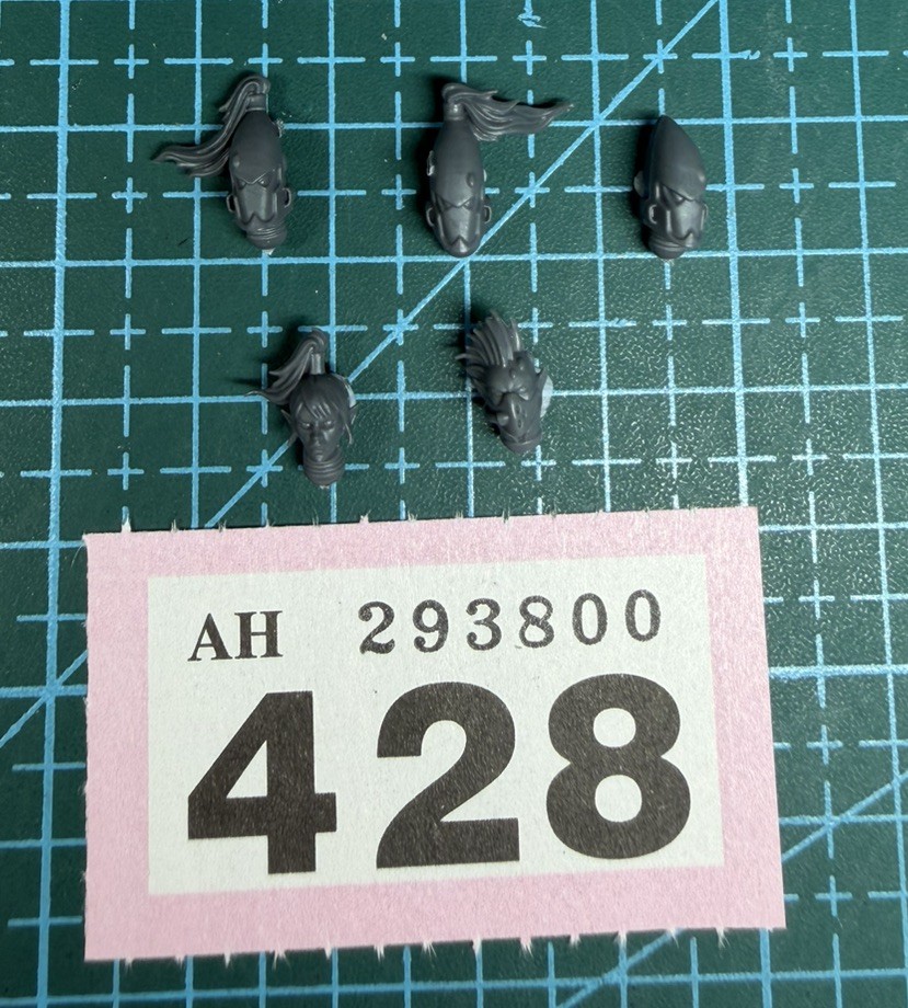 Aeldari Guardian Head Helmet Bundle Corsair Aspect Warrior Storm Eldar 40K Bits