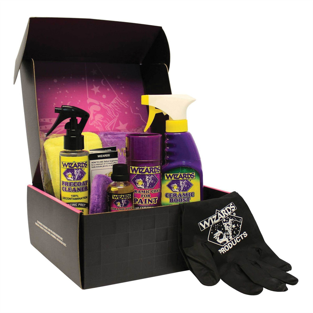 Wizards Products 31009 9-Piece Complete Ceramic Coat Application Kit