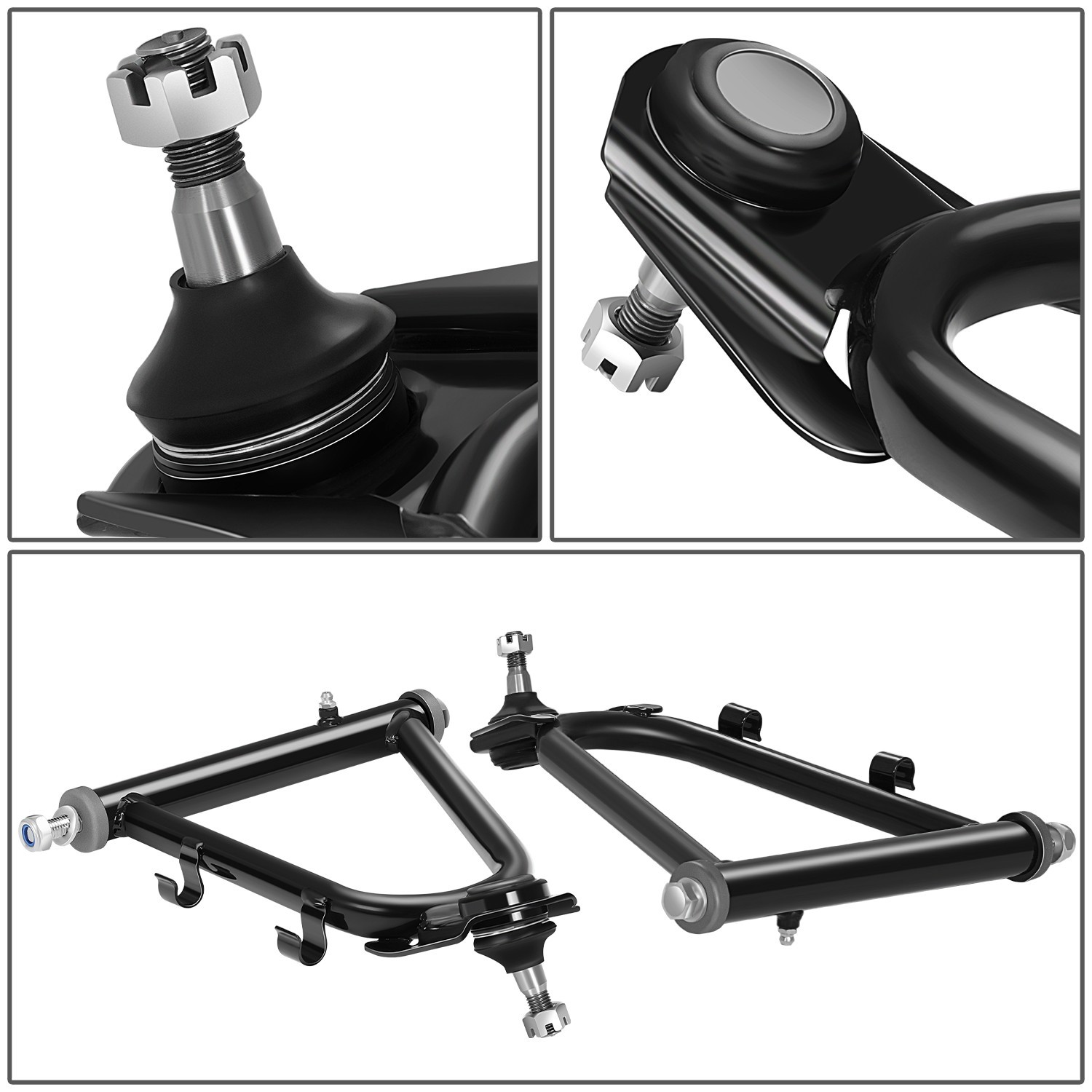 For 1991-2006 Yamaha Banshee 350 YFZ350 Front Upper Lower Control A-Arm Set