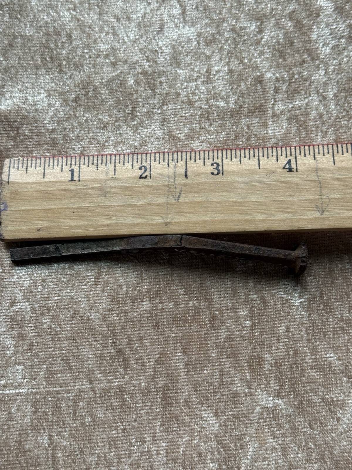 American Revolutionary War Era 4 Inch Nail Found Valley Forge hut 1902