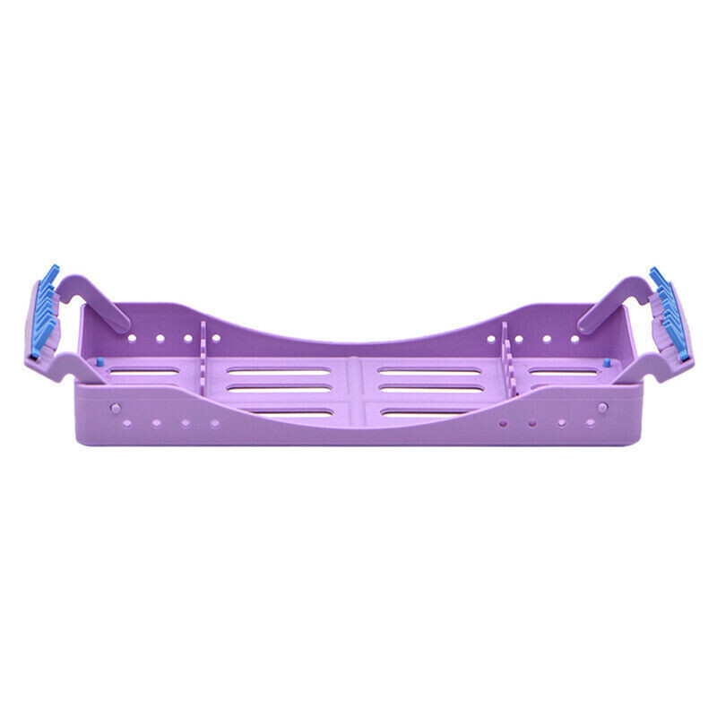 Dental Cassette Autoclavable Plastic Sterilization Rack Box 5 Instruments