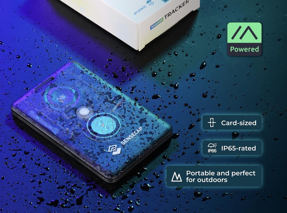 GPS Tracker Card Compact Wireless Tracking Device Waterproof Slim