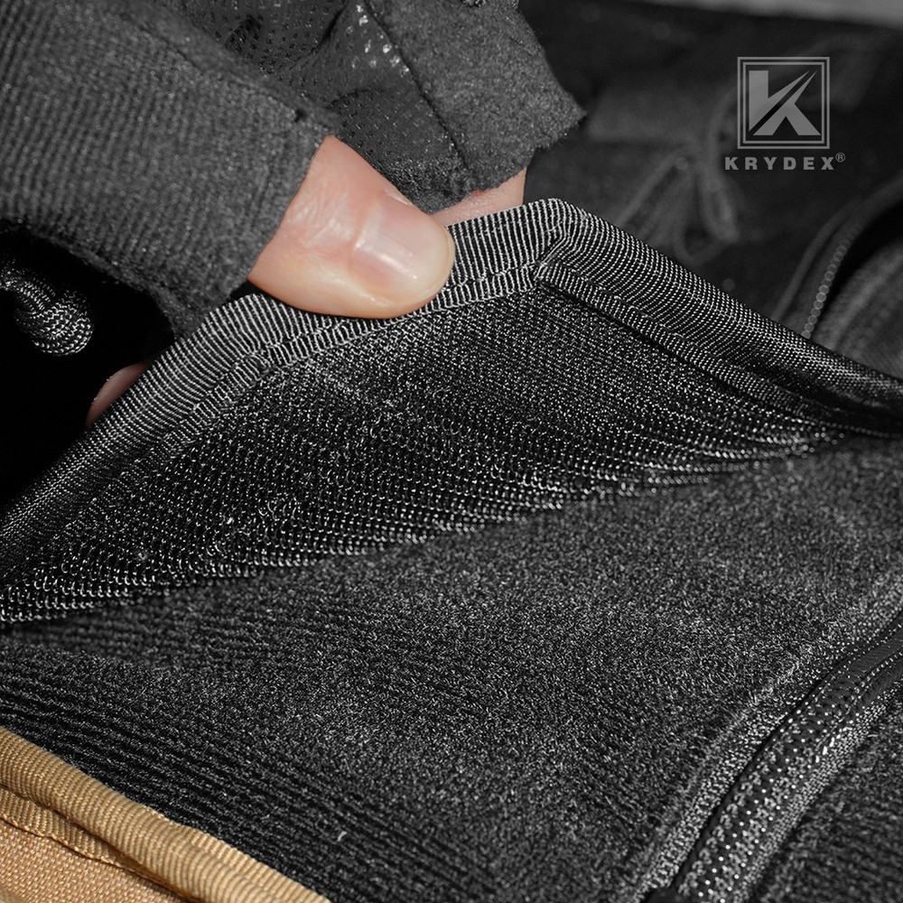 KRYDEX Tactical Organizer Panel Hook Backed Admin EDC Holder Lightweight Black