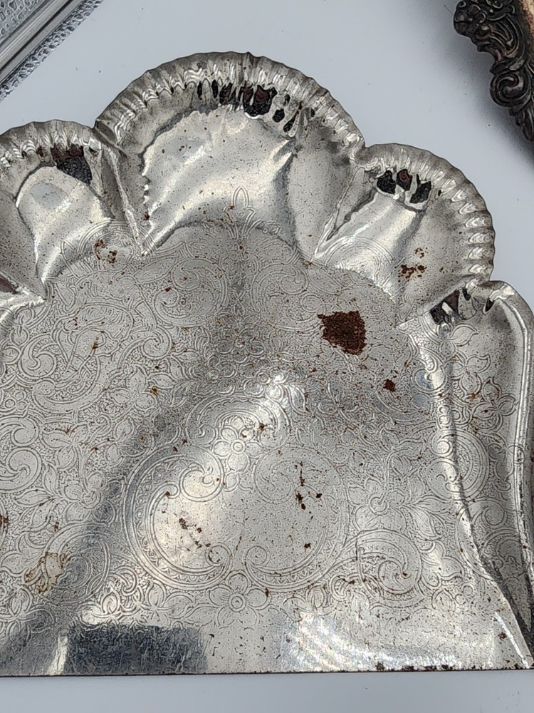 Silver Platter Ware - 12 PCS