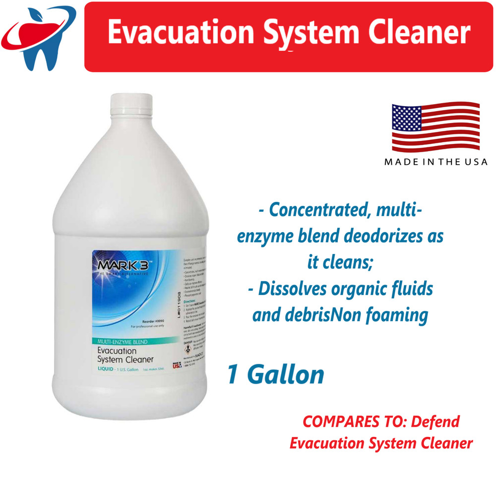 Evacuation System Cleaner Liquid 1 Gallon - Multi Enzyme Blend, Neutral pH