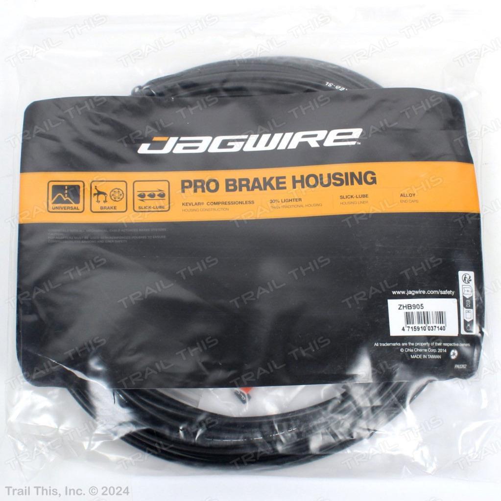 Jagwire Pro 5mm Compressionless Brake Housing w/ Slick Lube Liner 10m Roll Black