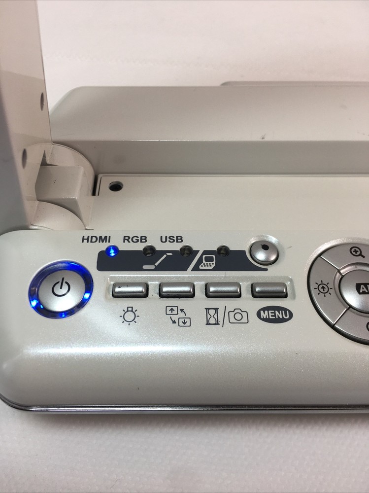 Elmo MO-1 Visual Presenter White Presentation Art Classwork Lesson Tested Work