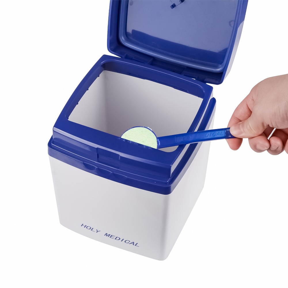 Moisture-Proof Container with Sealable Lid for Impression Materials & Mixer Tool