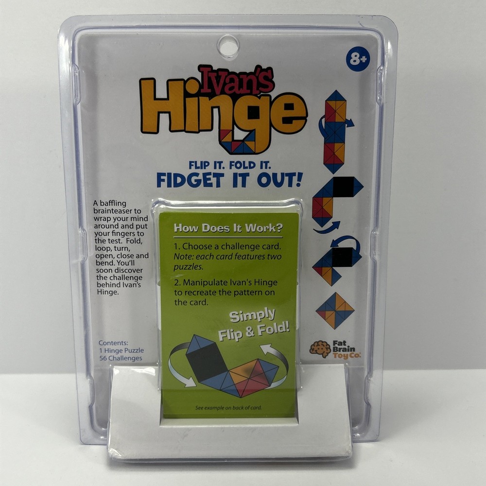 Ivan's Hinge - Puzzle Educational Brain Exercise Game W/ 56 Challenges Toy - New