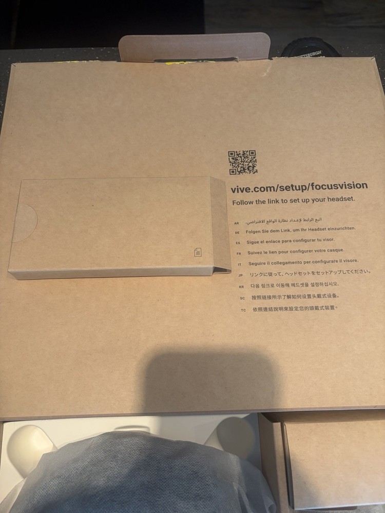 HTC Vive Focus Vision Mixed Reality PC VR Headset with Motion Controllers