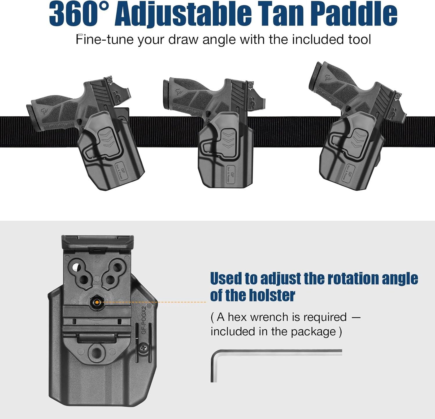 OWB Holster for Taurus GX2,Level II Outside Waistband Holster,RDS Ready