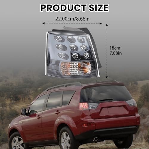 Left Side Tail Light Assembly for Mitsubishi Outlander EX 2007 Outer left side