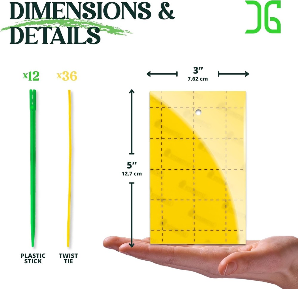 Catchmaster GRO Yellow Regular Double Sided Sticky Traps