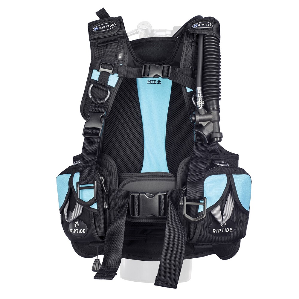 Riptide Mira Lightweight Womens Back Mount BCD, Integrated QD Weight Pockets