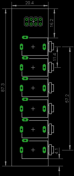 Sockets for Midimuso CV-12