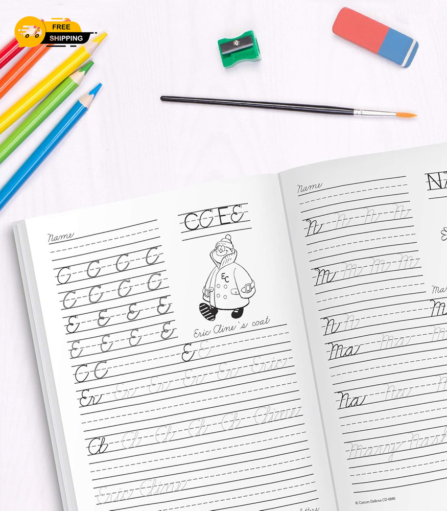 Carson Dellosa Beginning Cursive Handwriting Workbook, Traditional Writing Book