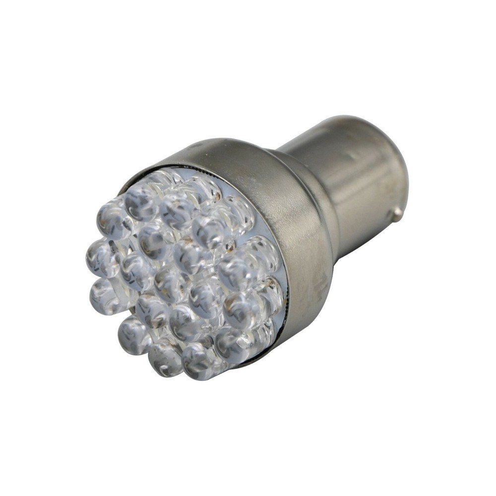 LED Light Bulb 12V BAY15 White LED Bulb