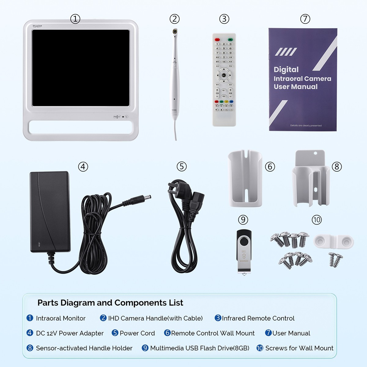 17 Inch Dental Intra oral Camera WIFI High Definition Digital LCD AIO Monitor