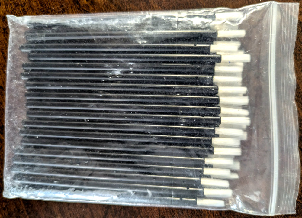 35-Pack Disposable Face Painting Brushes 3.5"