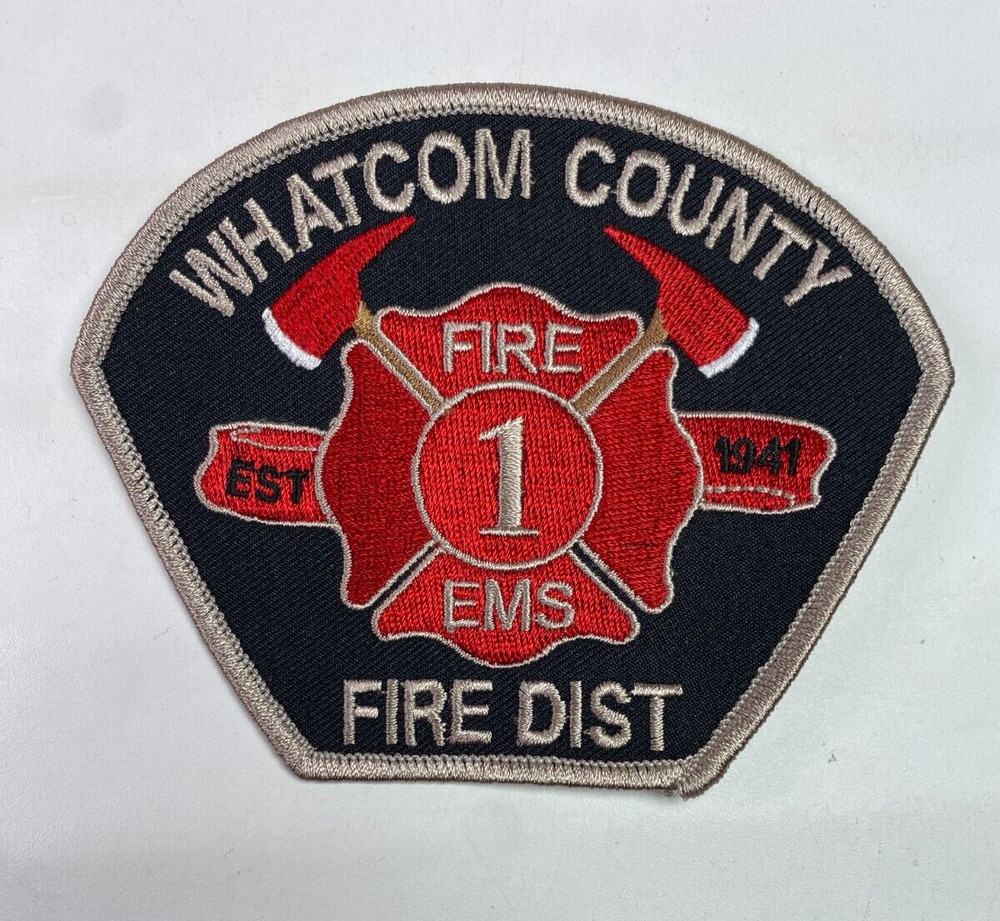 Whatcom County Fire EMS District 1 Washington WA Patch R10