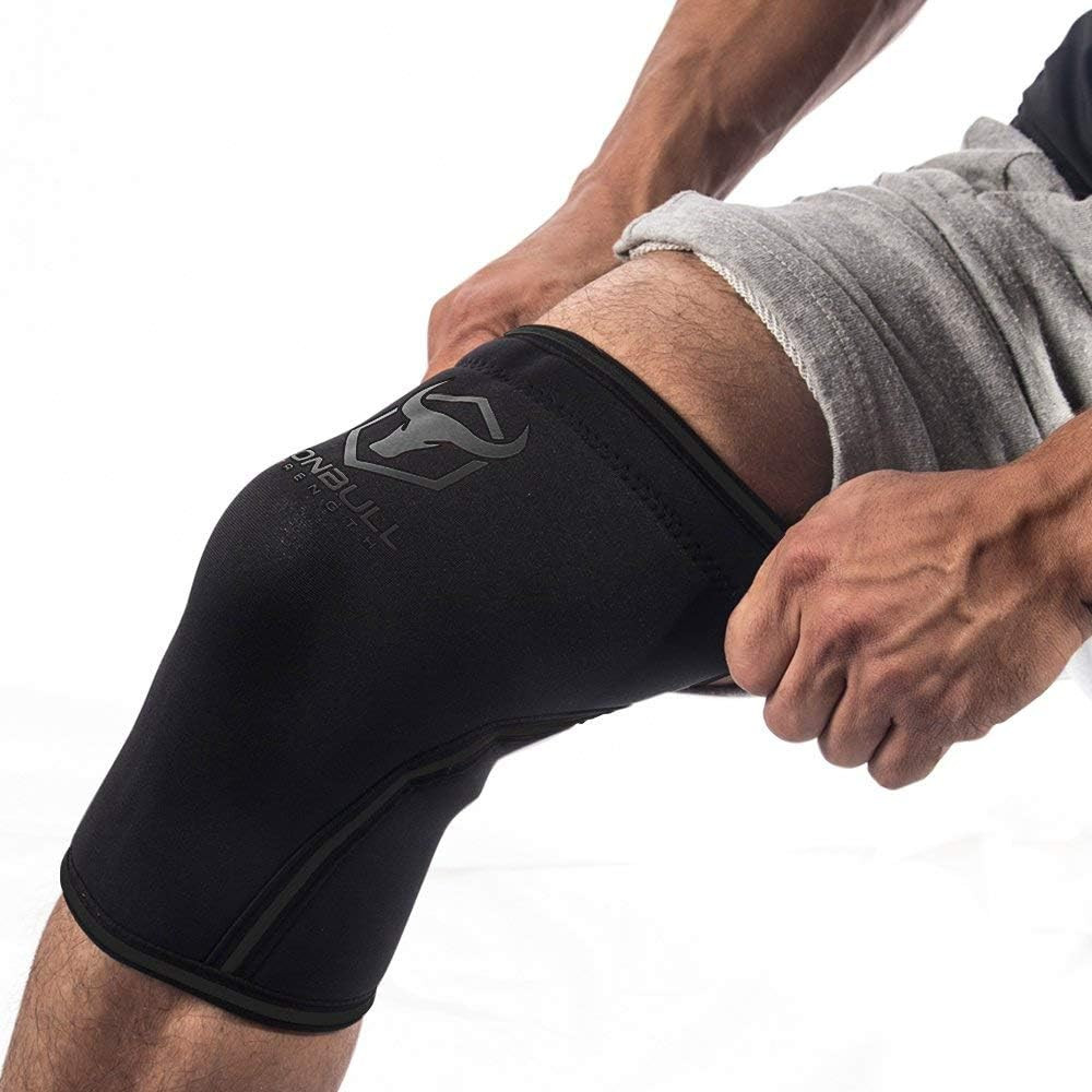 7Mm Knee Sleeves for Weightlifting & Powerlifting - Compression Support Pair