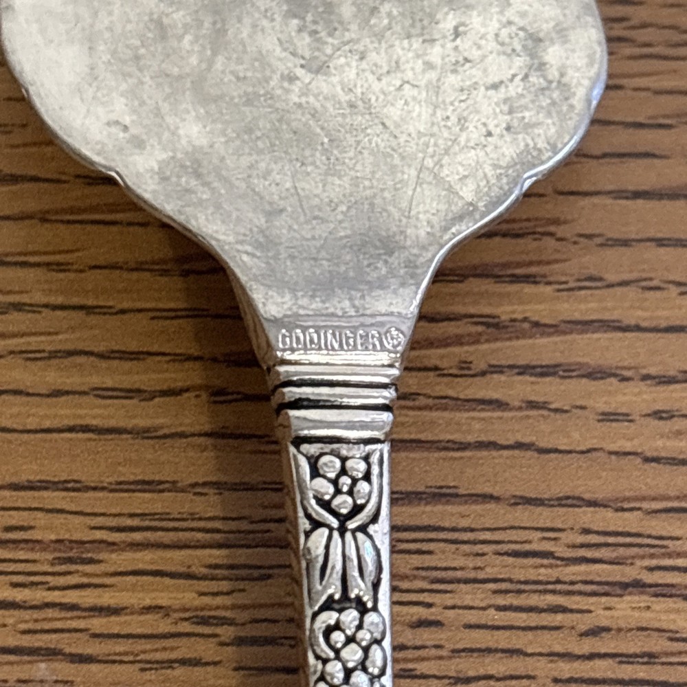 Vintage Olde Bouquet Cheese Set Scoop Knife & Server Silver Plated By Godinger