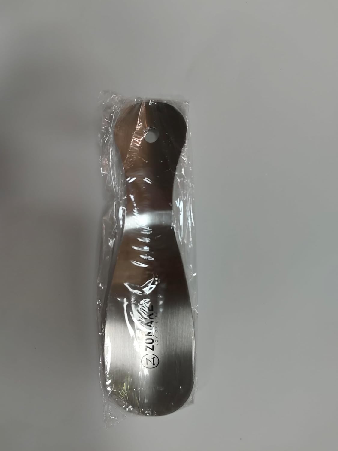 ZOMAKE Metal Shoe Horn, Small Travel Shoehorn for Men Women Kids,7.5'' 2 Pcs