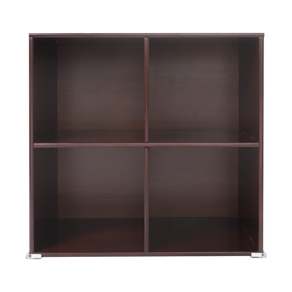 Small Cube Bookshelf Bookcase Shelf Tier Book Storage Vertical & Horizontally