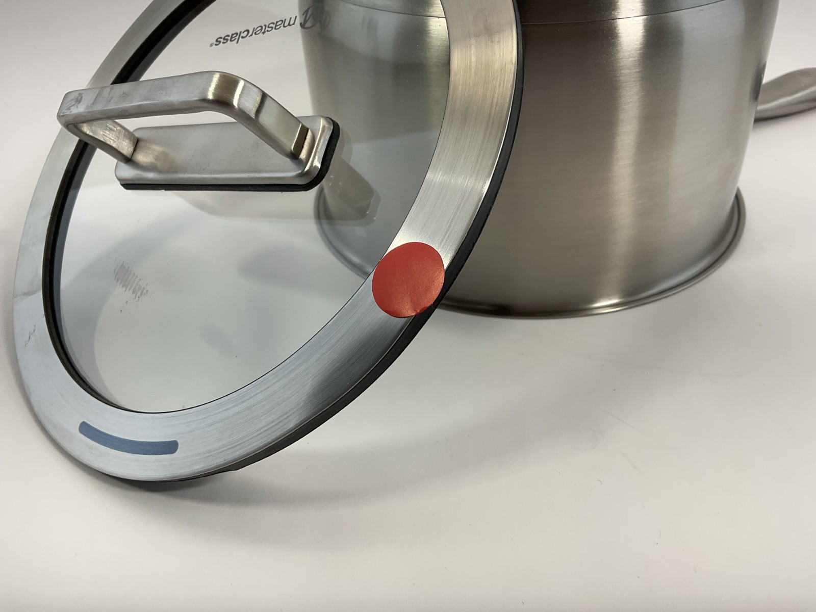 Masterclass Cookware Stainless Steel 2.5-qt 7" Saucepan Dented New