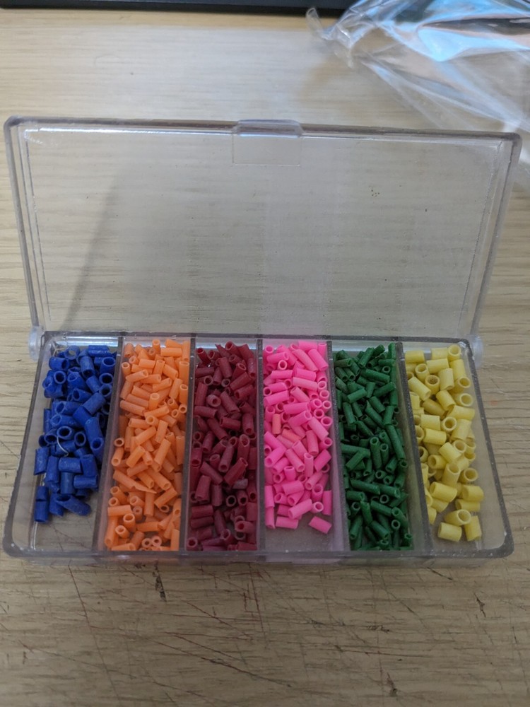 Fishing tackle - pole float rubbers - pole floats - float sleeves