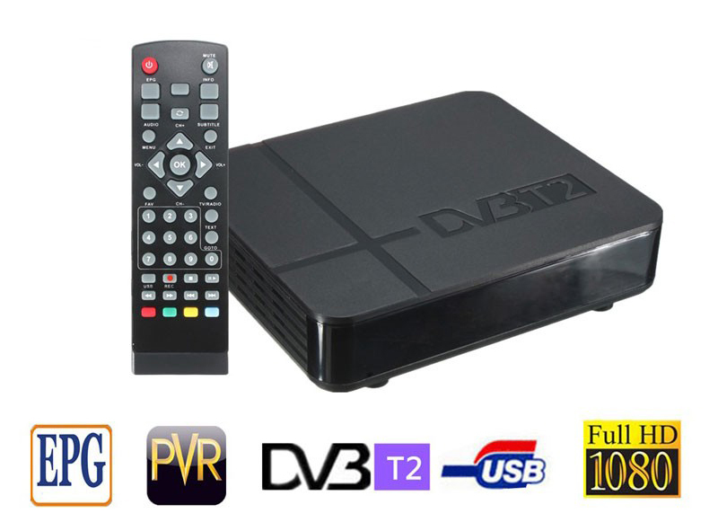 High Definition Digital Terrestrial Receiver DVB-T DVB-T2 Set-top Box HD 1080P