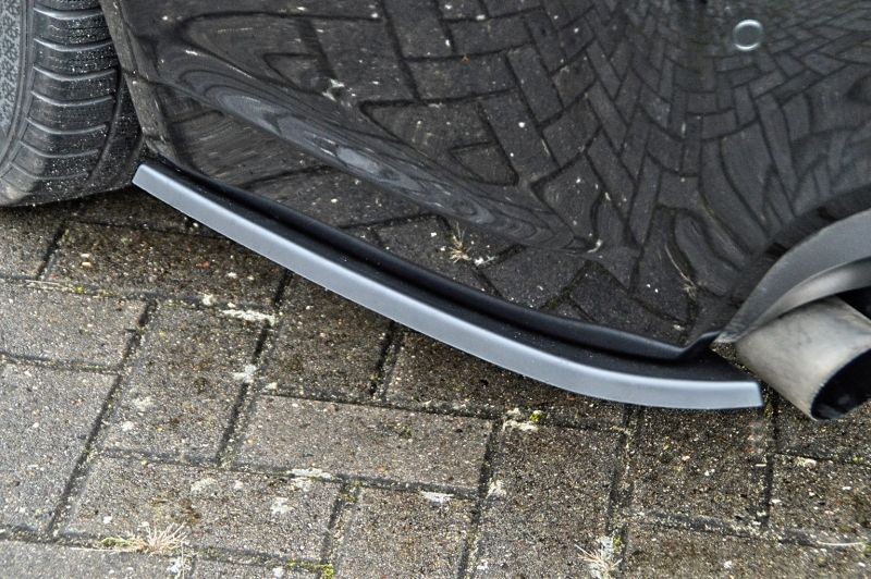 Black Gloss Performance Rear Bumper Side Flaps / Splitters For BMW 3 Series E90