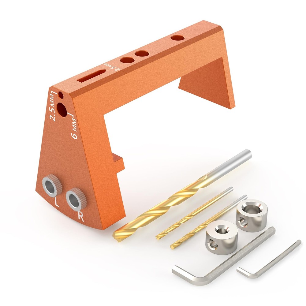 Undermount Drilling Guide - Durable Aluminum Drill Angle Guide w/Steel Insert...