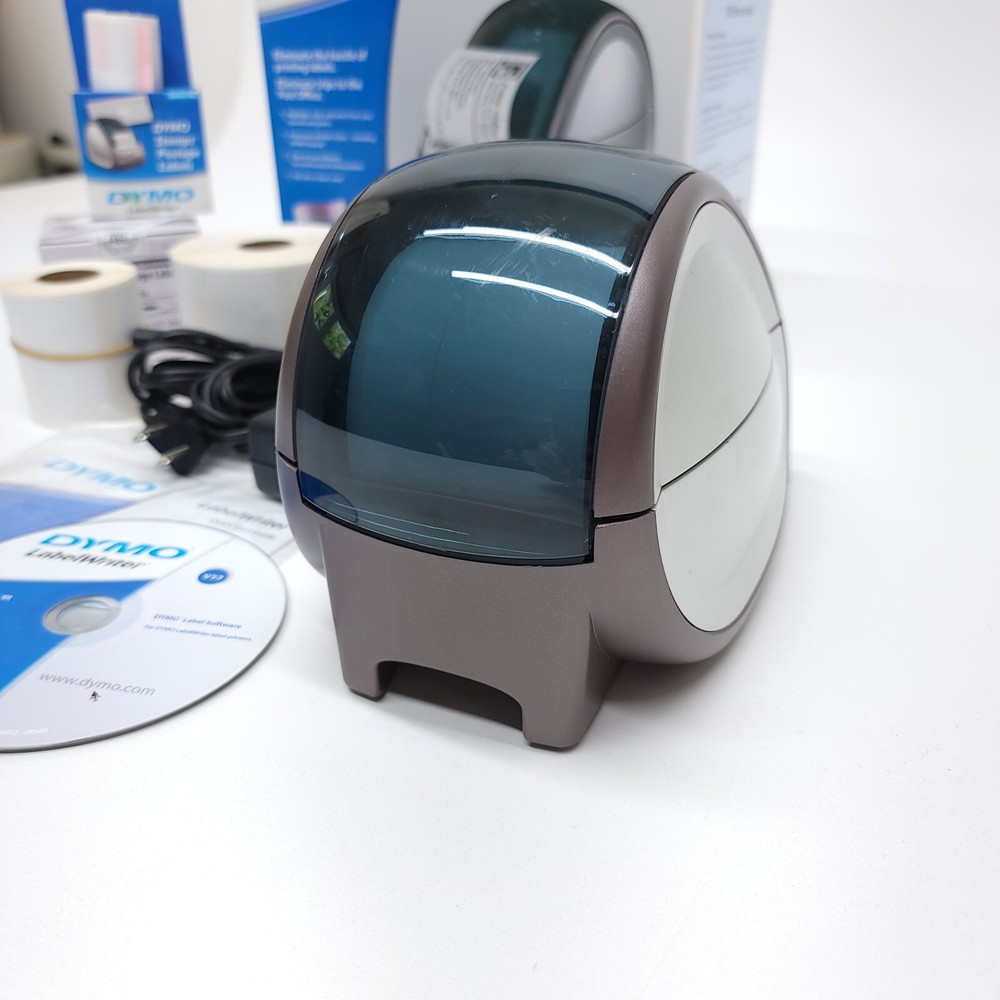 DYMO LabelWriter 400 Turbo Thermal Printer Tested Complete Extra Labels PC Mac