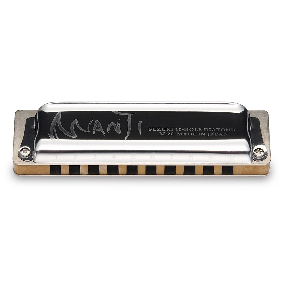 Suzuki Manji 10 hole Diatonic Harmonica M-20 ~Multiple Keys