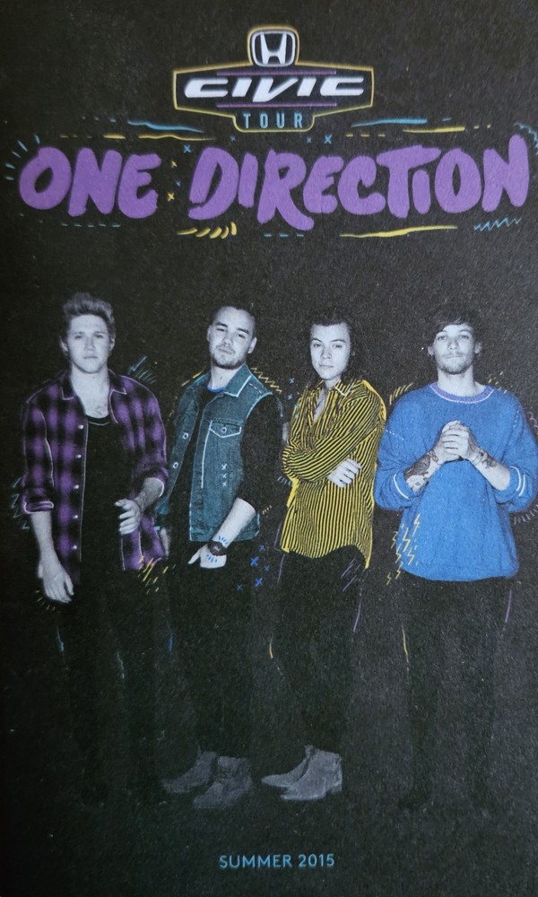 One Direction 2015 Tour Program Book On the Road Again