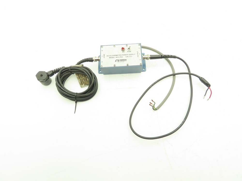 Omega Engineering ACC-PS3 Accelerometer Power Supply Module With Cord 359-1660