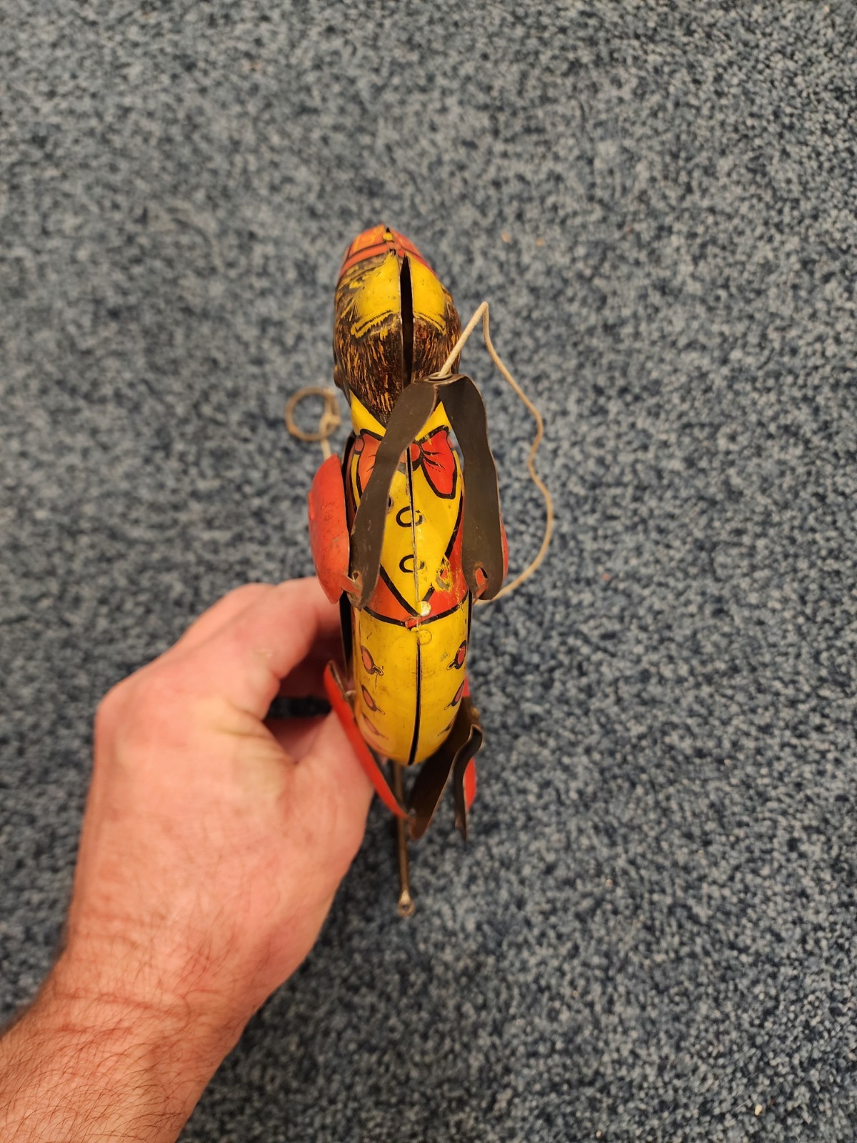 MARX ZIPPO THE CLIMBING MONKEY TIN TOY