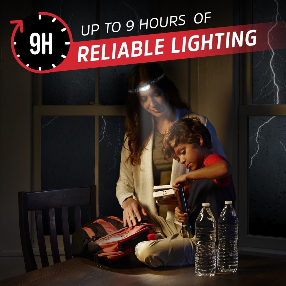 Universal+ Rechargeable LED Headlamp 2-Pack - Ultimate Night Vision & Durability