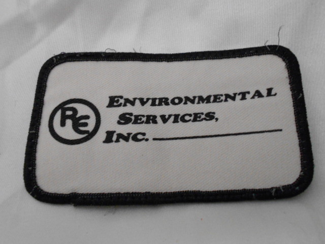 ENVIRONMENTAL SERVICES, INC.  USED SEW ON NAME PATCH TAG