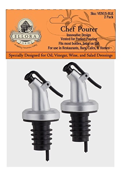 4PK | VenusChef Pourer | Free Pour Spout | Bar Liquor Bottle Restaurant Oil Wine